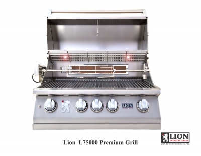 Lion L75000 Premium Grill Open