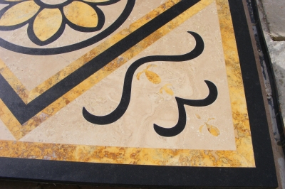 Close-up of the polished inlay.