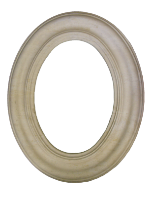 Travertine Oval Frame