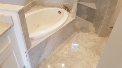 Marble Tub Deck And Shower